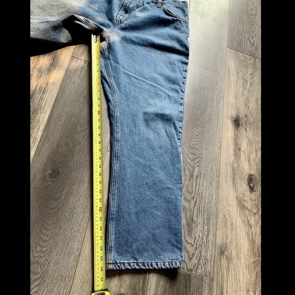 Men’s Insulated Jeans NEVADA Red LINED Denim 44x32 Warm Outdoors For Winter - Picture 6 of 6